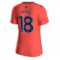 Everton Ashley Young #18 Replica Away Shirt Ladies 2023-24 Short Sleeve